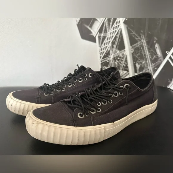 John Varvatos Bootleg Men' Shoes 8.0 M Black G Casual Sneaker - Picture 2 of 13